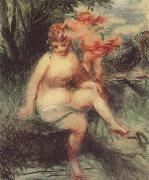 Pierre Renoir Venus and Cupid (Allegory) oil painting on canvas
